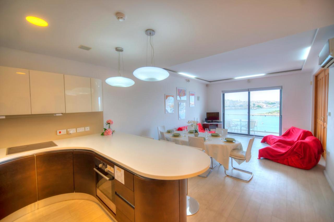 Bright And Spacious 3 Bedroom Apartment With Breathtaking Views - Goslm-5 Sliema Exterior photo