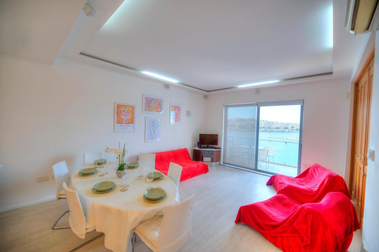 Bright And Spacious 3 Bedroom Apartment With Breathtaking Views - Goslm-5 Sliema Exterior photo