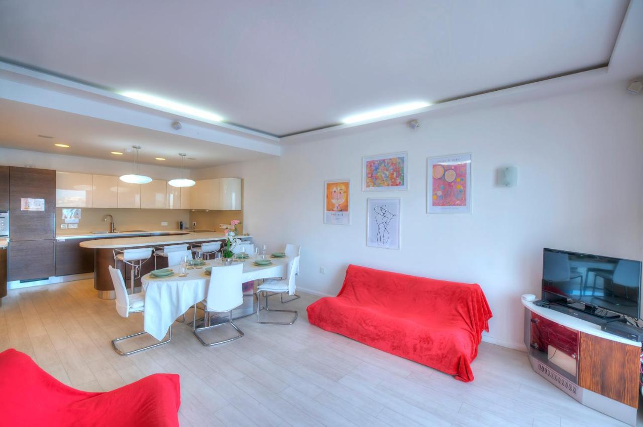Bright And Spacious 3 Bedroom Apartment With Breathtaking Views - Goslm-5 Sliema Exterior photo